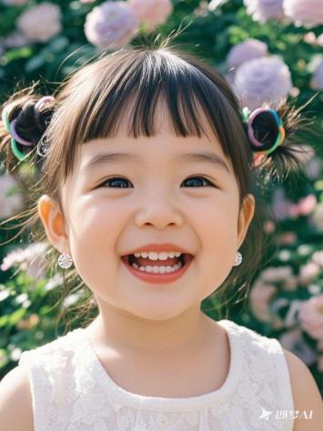 笑靥如花的童年瞬间