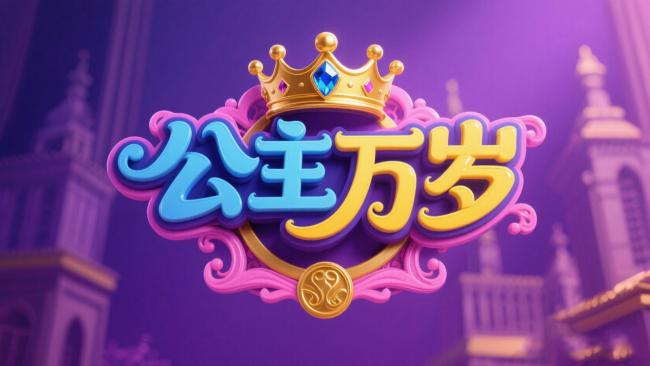 公主万岁3D奇幻logo设计