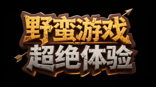 野蛮游戏超绝体验 —— 立体浮雕游戏LOGO设计