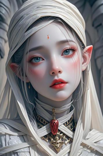 仙侠精灵少女3D写真特写