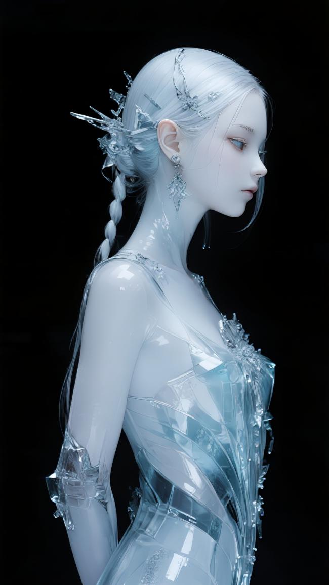 冰晶女神3D渲染图