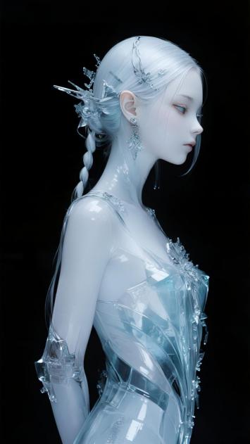 冰晶女神3D渲染图