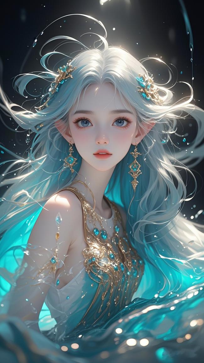 水下精灵少女3D写真图