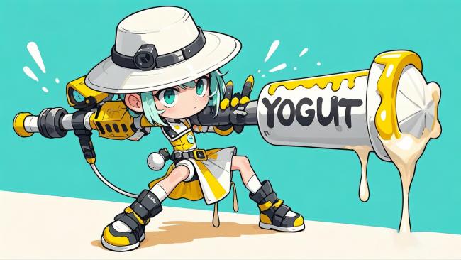 二次元少女持酸奶枪爆笑登场