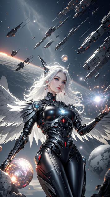 赛博天使战姬：星际舰队中的机械羽翼女神