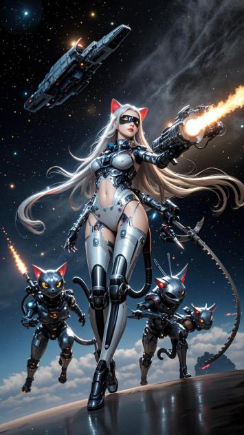 赛博猫战神 vs 星际舰队
