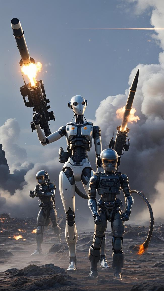 未来战场巨型机甲燃爆硝烟