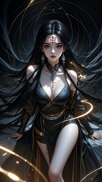 黑金仙侠女修符文觉醒图