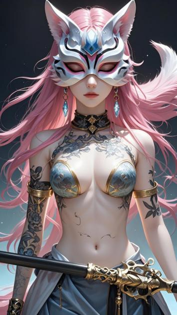 狐耳战姬3D写实肖像