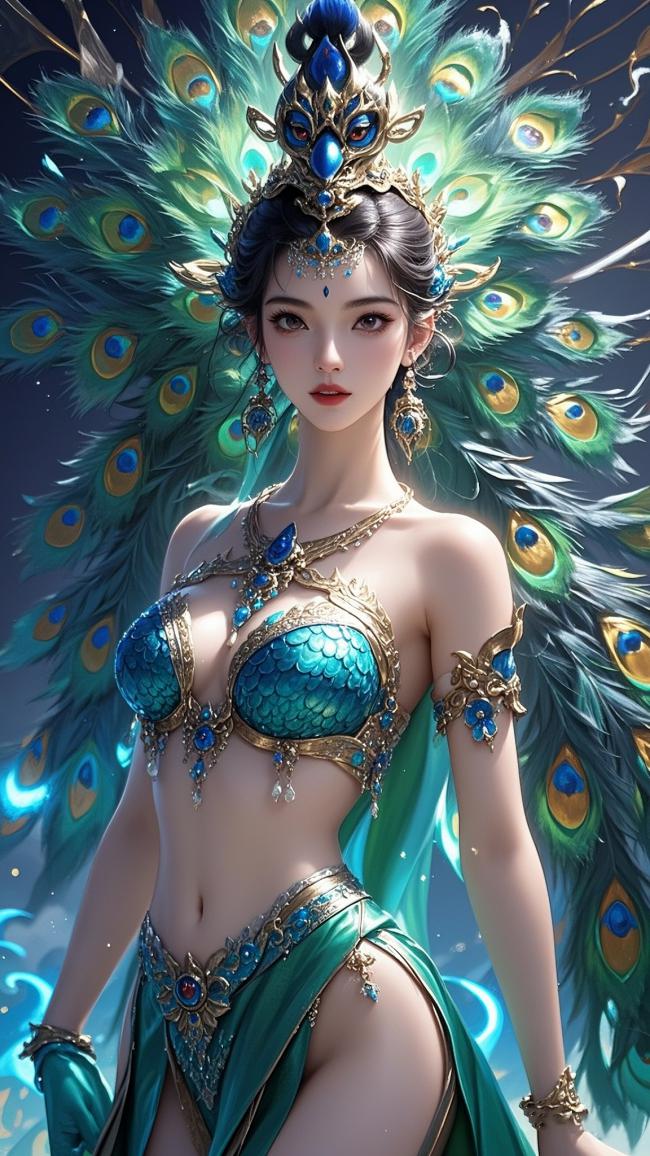 孔雀神女华丽写真 | 仙侠玄幻风