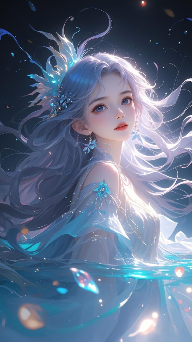 银发仙子浮水舞星尘