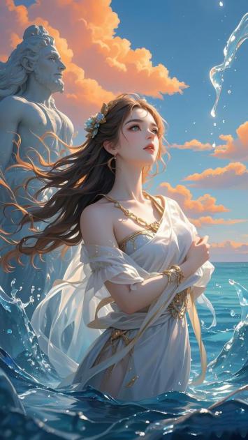 海神与女神共舞浪花间 ✨