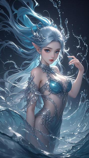 水之精灵女王·3D奇幻写真