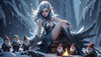 雪谷精灵与矮人围火夜话 ️