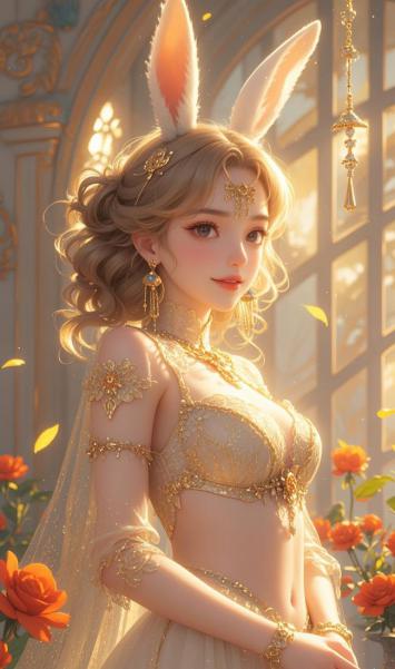 兔耳少女梦幻写真｜新国潮幻想风